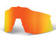 100% Ersatzglas Hiper für Speedcraft Sportbrille - hiper red multilayer mirror/universal