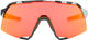 100% S3 Hiper Sportbrille - soft tact grey camo/hiper red multilayer mirror