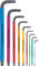 Wera Set de Clef Coudées Hex-Plus Hexagonales SPKL - multicolor/universal