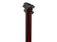BEAST Components Tija de sillín - carbono rojo/31,6 mm / 350 mm / SB 0 mm